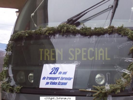 poza 01 20 de ani de transport feroviar pe valea ozanei